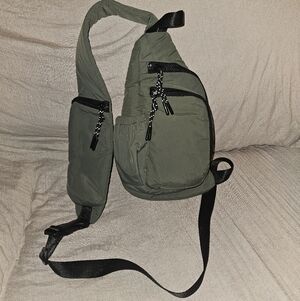Olive Green Sling Bag